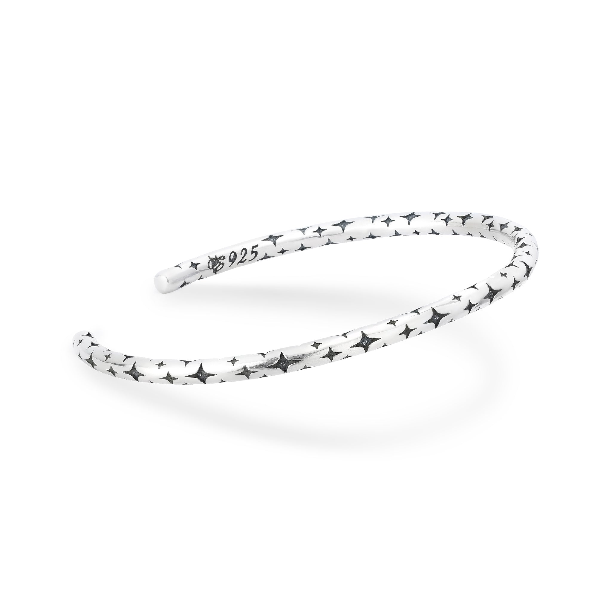 Elfbeads Star Bangle silver sterling-silver Bangle by The Alternative Bead. Your official Elfbeads Retailer from Germany