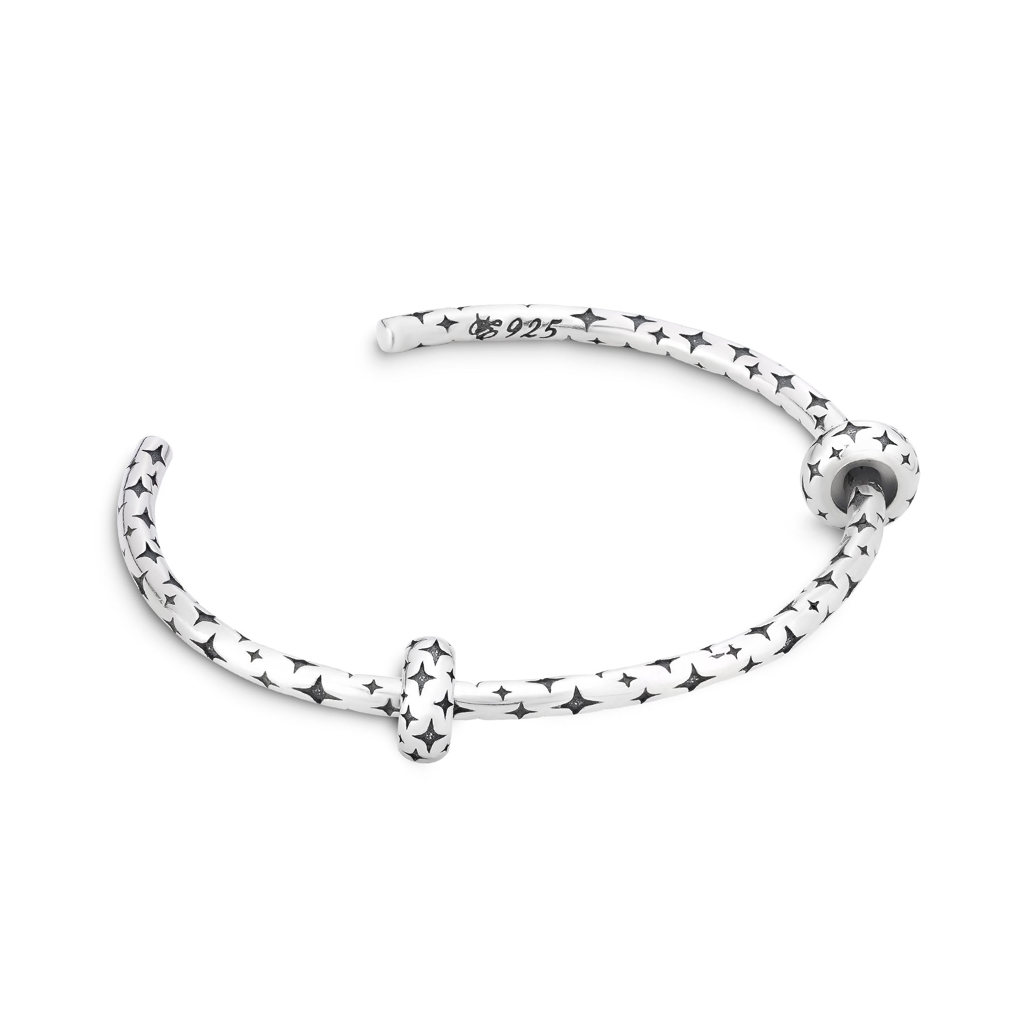 Elfbeads Star Bangle silver sterling-silver Bangle by The Alternative Bead. Your official Elfbeads Retailer from Germany
