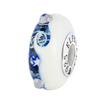 Elfbeads Starry Night Snow Storm  glass Bead by The Alternative Bead. Your official Elfbeads Retailer from Germany