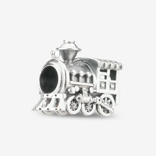Praan Steam Train Charm silver sterling-silver Bead by The Alternative Bead. Your official Praan Retailer from Germany
