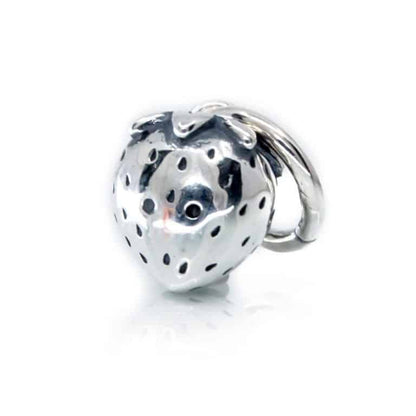 The Alternative Bead: Aurora Charm - Sweetheart Strawberry Charm Sterling Silver Charm Picture 2