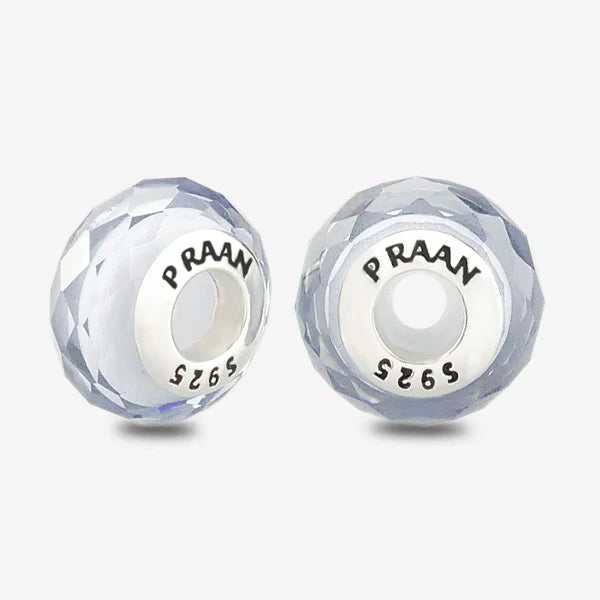 Strom Gray Crystal Stopper Charms