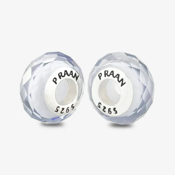 Strom Gray Crystal Stopper Charms