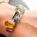 Aurora Charm Galaxy Travel Suitcase silver sterling-silver Bead by The Alternative Bead. Your official Aurora Charm Retailer from Germany