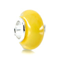 Aurora Charm Summer Yellow Glass Spacer yellow glass Spacer by The Alternative Bead. Your official Aurora Charm Retailer from Germany