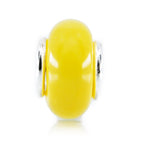 Aurora Charm Summer Yellow Glass Spacer yellow glass Spacer by The Alternative Bead. Your official Aurora Charm Retailer from Germany