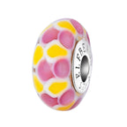 Elfbeads Sun Blossom Scales pink; yellow glass Bead by The Alternative Bead. Your official Elfbeads Retailer from Germany
