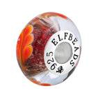Elfbeads Sunkissed Forest Leaves Golddust  glass Bead by The Alternative Bead. Your official Elfbeads Retailer from Germany