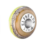 Elfbeads Sunlime Dune green; brown glass Bead by The Alternative Bead. Your official Elfbeads Retailer from Germany