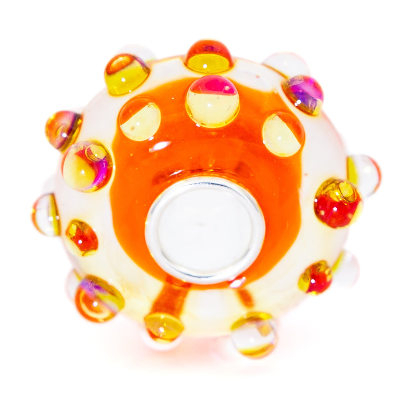 Elfbeads Sunny Orange Dewdrops  glass Bead by The Alternative Bead. Your official Elfbeads Retailer from Germany