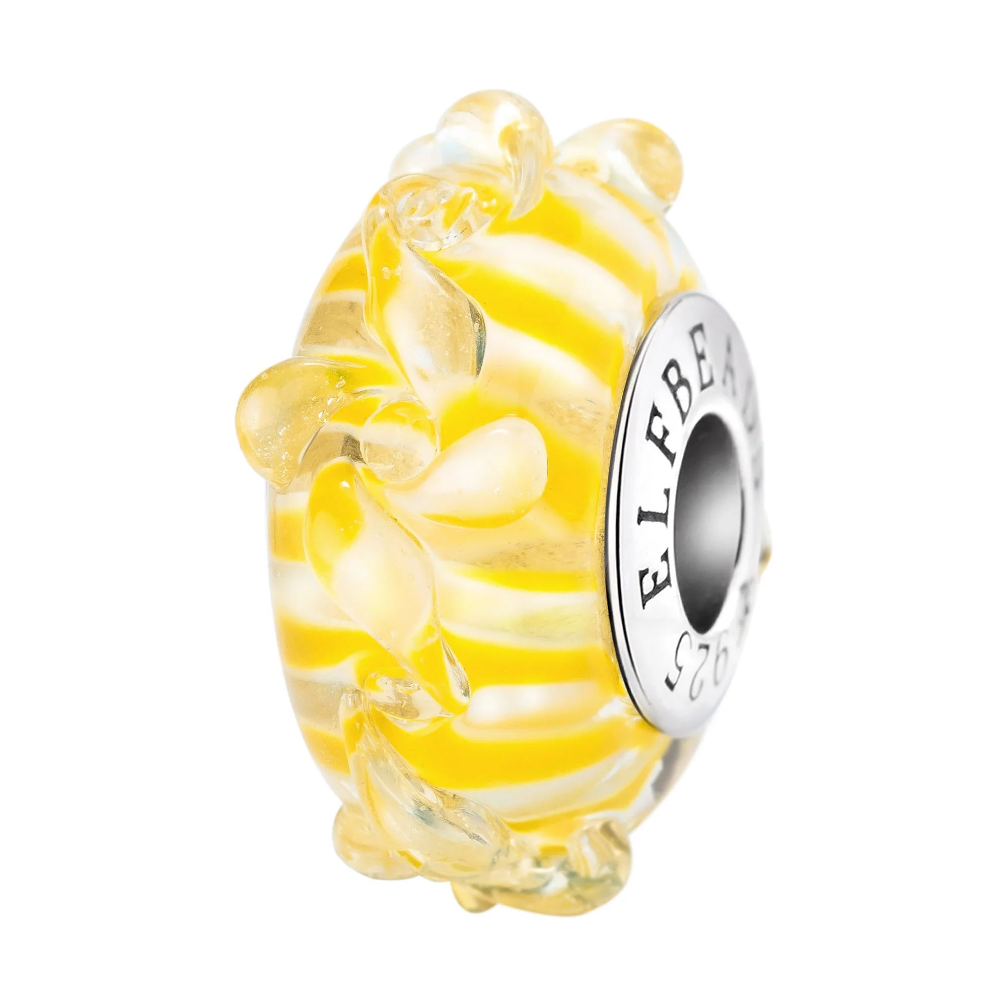 Elfbeads Sunny Wave Petals yellow glass Bead by The Alternative Bead. Your official Elfbeads Retailer from Germany