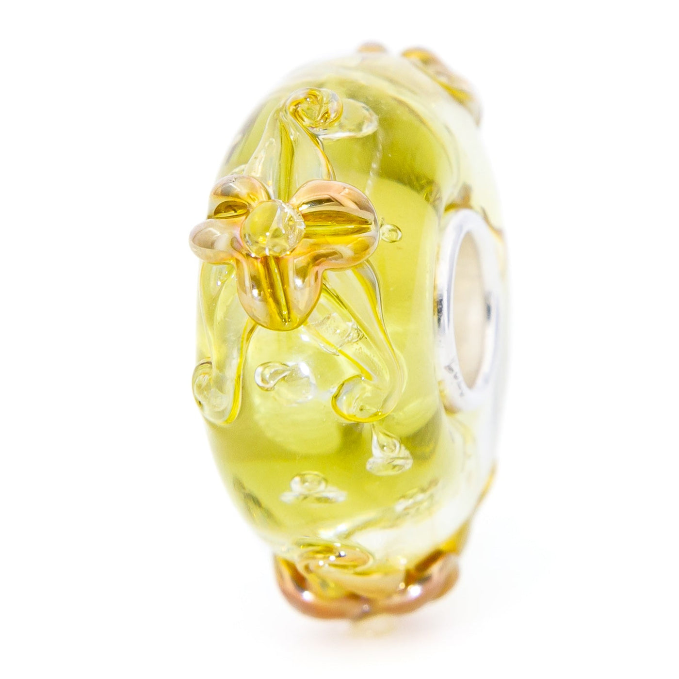 Elfbeads Sunshine Gold Lilies Monroe  glass Bead by The Alternative Bead. Your official Elfbeads Retailer from Germany