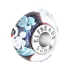 Elfbeads Swan Enchanted Sonata blue glass Bead by The Alternative Bead. Your official Elfbeads Retailer from Germany