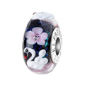 Elfbeads Swan Moonlight Sonata purple glass Bead by The Alternative Bead. Your official Elfbeads Retailer from Germany