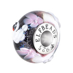 Elfbeads Swan Moonlight Sonata purple glass Bead by The Alternative Bead. Your official Elfbeads Retailer from Germany