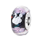Elfbeads Swan Moonlight Sonata purple glass Bead by The Alternative Bead. Your official Elfbeads Retailer from Germany