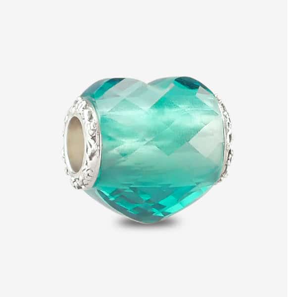 Praan Sweet Pea Heart Charm silver sterling-silver Bead by The Alternative Bead. Your official Praan Retailer from Germany