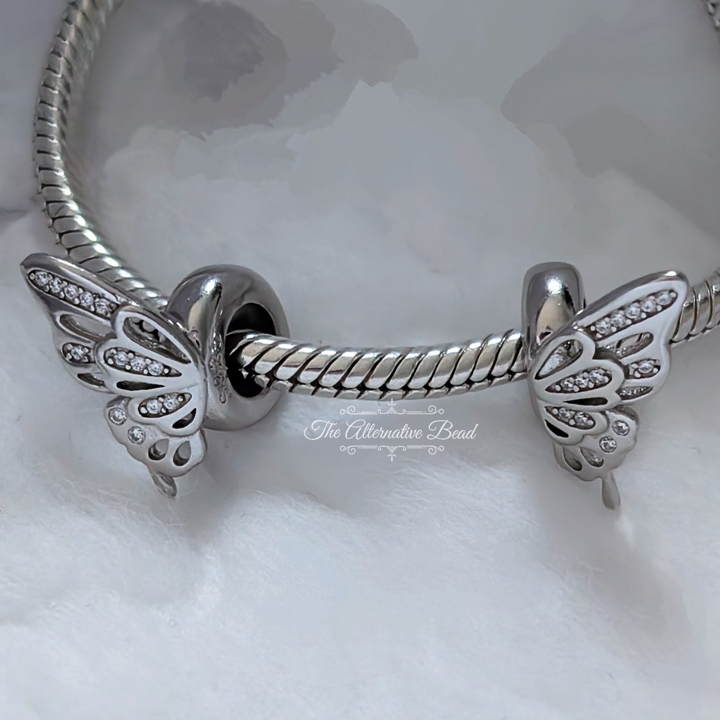 Butterfly Wings Stopper Charm