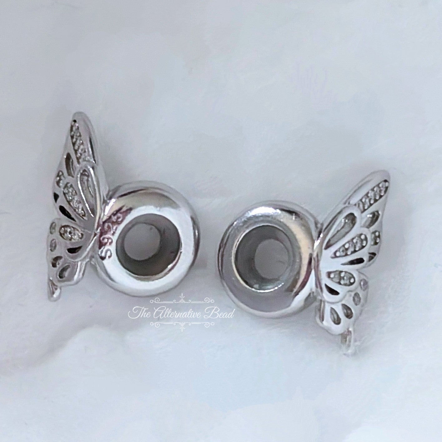 Beadscollection Butterfly Wings Stopper Charm silver sterling-silver Bead by The Alternative Bead. Your Jewelry Retailer from Germany