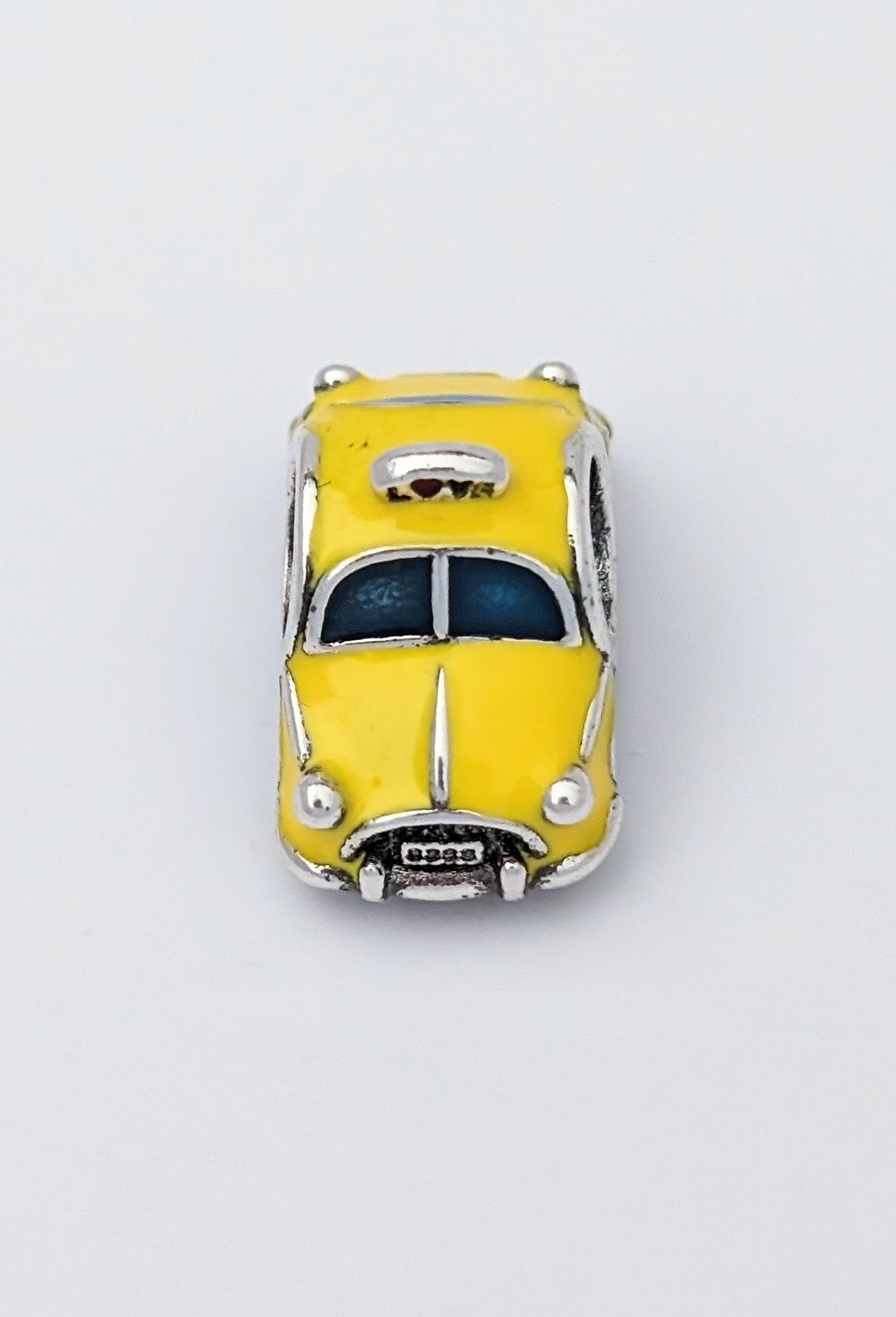 Beadscollection Yellow Car Charm silver; yellow sterling-silver; enamel Bead by The Alternative Bead. Your Jewelry Retailer from Germany