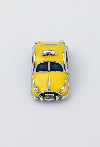 Yellow Car Charm