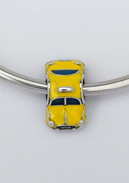 Yellow Car Charm