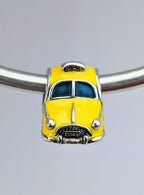 Beadscollection Yellow Car Charm silver; yellow sterling-silver; enamel Bead by The Alternative Bead. Your Jewelry Retailer from Germany
