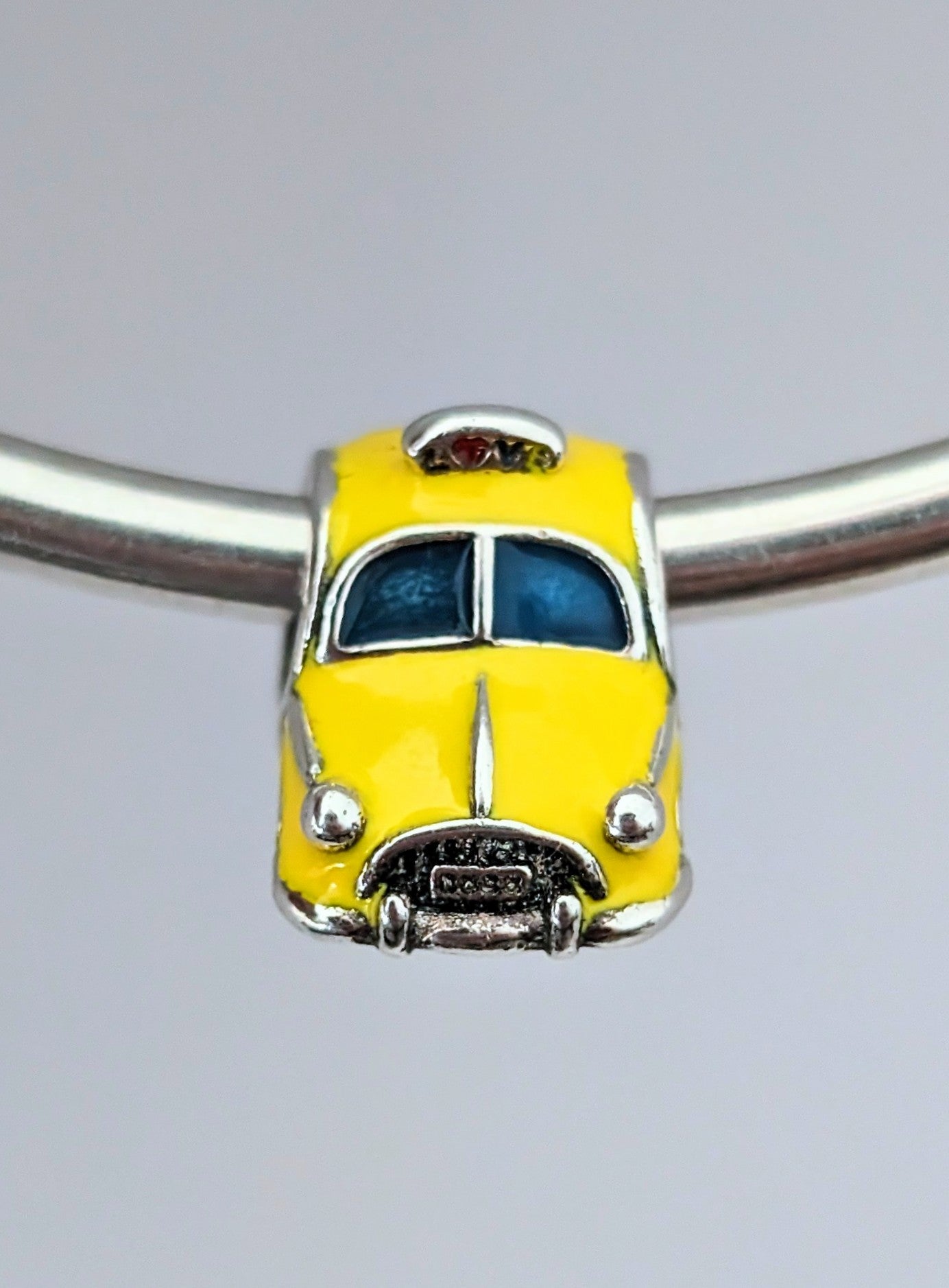 Beadscollection Yellow Car Charm silver; yellow sterling-silver; enamel Bead by The Alternative Bead. Your Jewelry Retailer from Germany