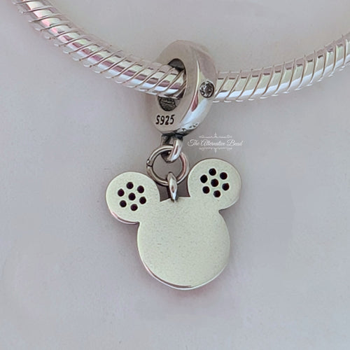 Beadscollection Mickey Mouse red Dangle silver; red; black sterling-silver; enamel Dangle by The Alternative Bead. Your Jewelry Retailer from Germany