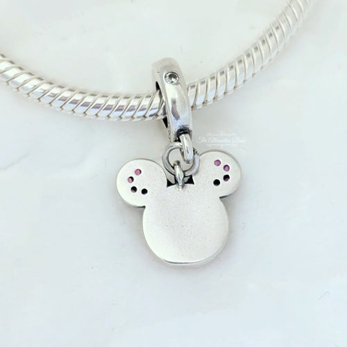 Beadscollection Minnie Mouse red Dangle silver; red; black sterling-silver; enamel Dangle by The Alternative Bead. Your Jewelry Retailer from Germany