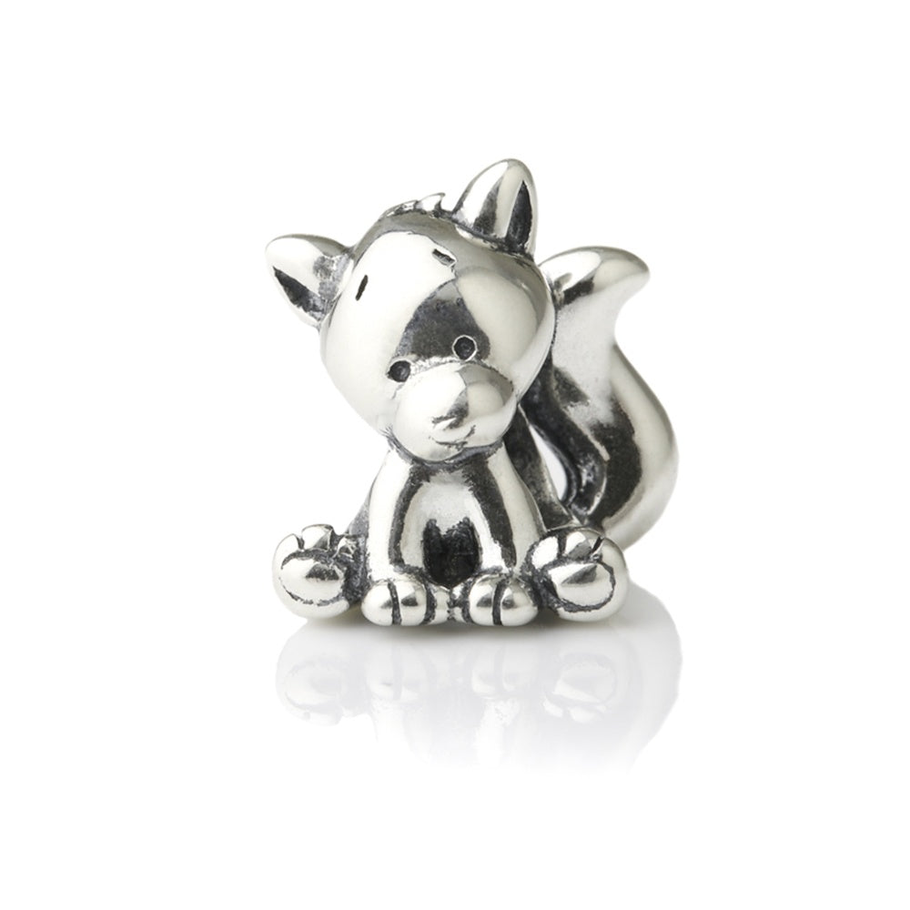 The Alternative Bead: Aurora Charm - Smarty the Fox Charm Sterling Silver Charm Picture 1