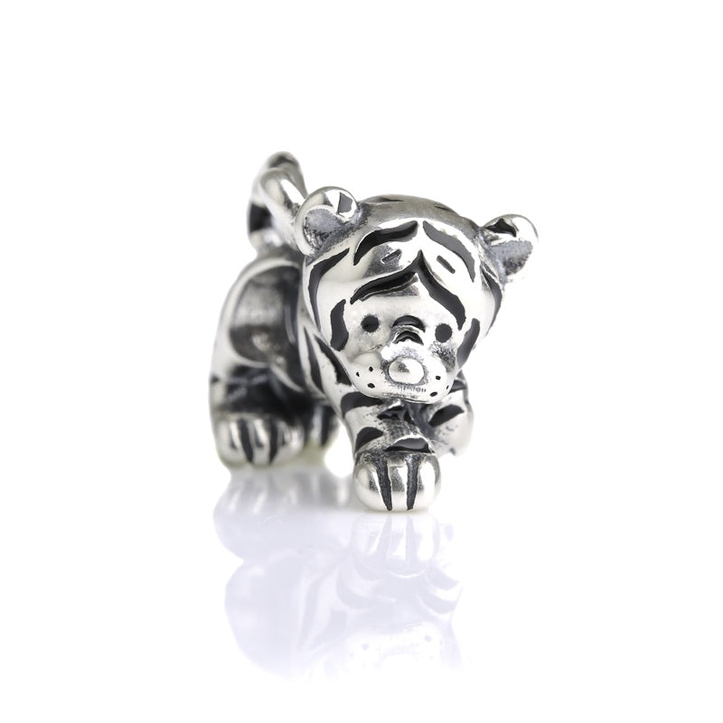 The Alternative Bead: Aurora Charm - Kitty the Tiger Charm Sterling Silver Charm Picture 1