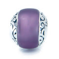 Aurora Charm Taha’a Island Purple Sea Glass Bead silver; purple sterling-silver; glass Bead by The Alternative Bead. Your official Aurora Charm Retailer from Germany