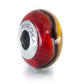 Aurora Charm Tao Mei Chinese Murano Glass Bead red; yellow glass Bead by The Alternative Bead. Your official Aurora Charm Retailer from Germany