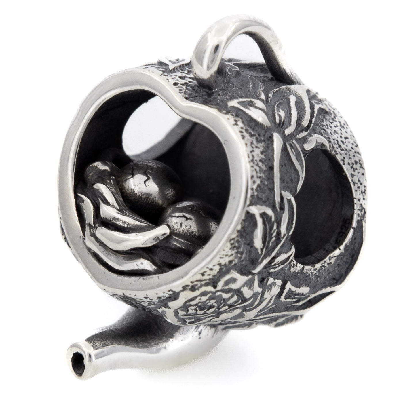 Elfbeads Teapot Nest silver sterling-silver Bead by The Alternative Bead. Your official Elfbeads Retailer from Germany