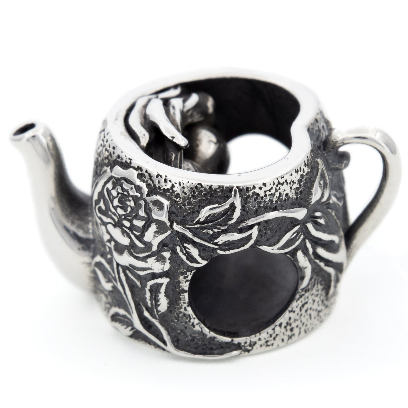 Elfbeads Teapot Nest silver sterling-silver Bead by The Alternative Bead. Your official Elfbeads Retailer from Germany