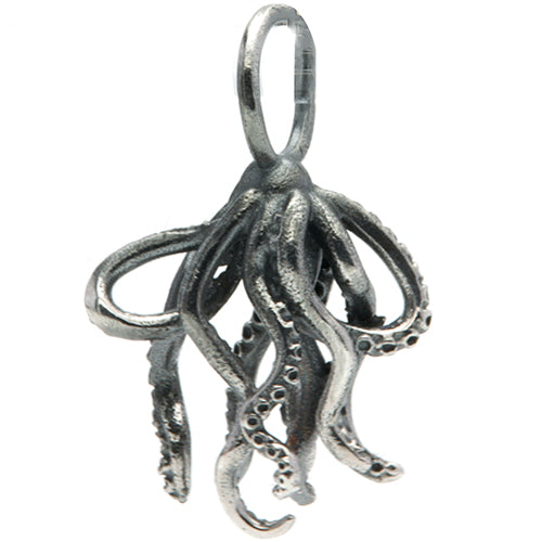 Ogerbeads Tentacle Tim – the Scubadiver Octopus silver sterling-silver Dangle by The Alternative Bead. Your official Ogerbeads Retailer from Germany
