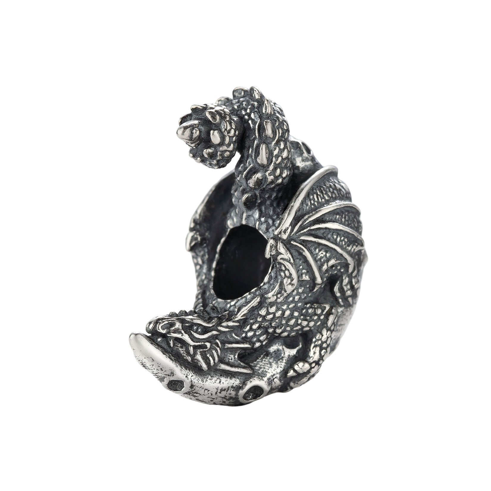 Elfbeads The Crescent Dragon silver sterling-silver Bead by The Alternative Bead. Your official Elfbeads Retailer from Germany