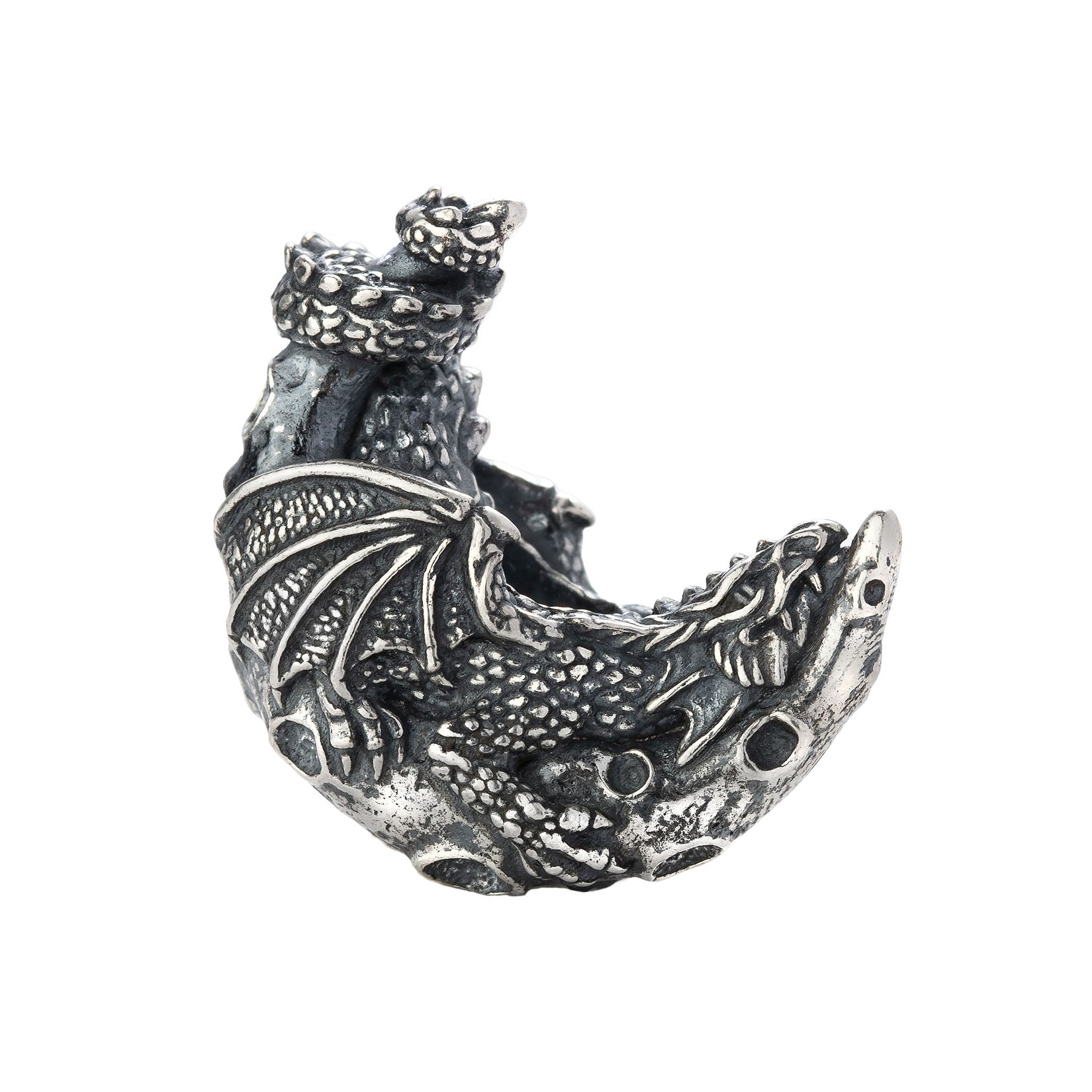 Elfbeads The Crescent Dragon silver sterling-silver Bead by The Alternative Bead. Your official Elfbeads Retailer from Germany