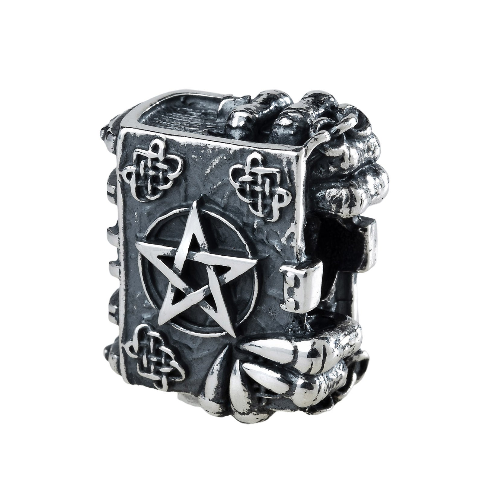 Elfbeads The Necronomicon silver sterling-silver Bead by The Alternative Bead. Your official Elfbeads Retailer from Germany