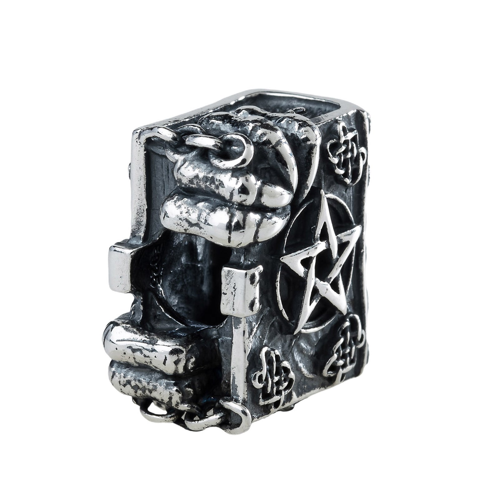 Elfbeads The Necronomicon silver sterling-silver Bead by The Alternative Bead. Your official Elfbeads Retailer from Germany