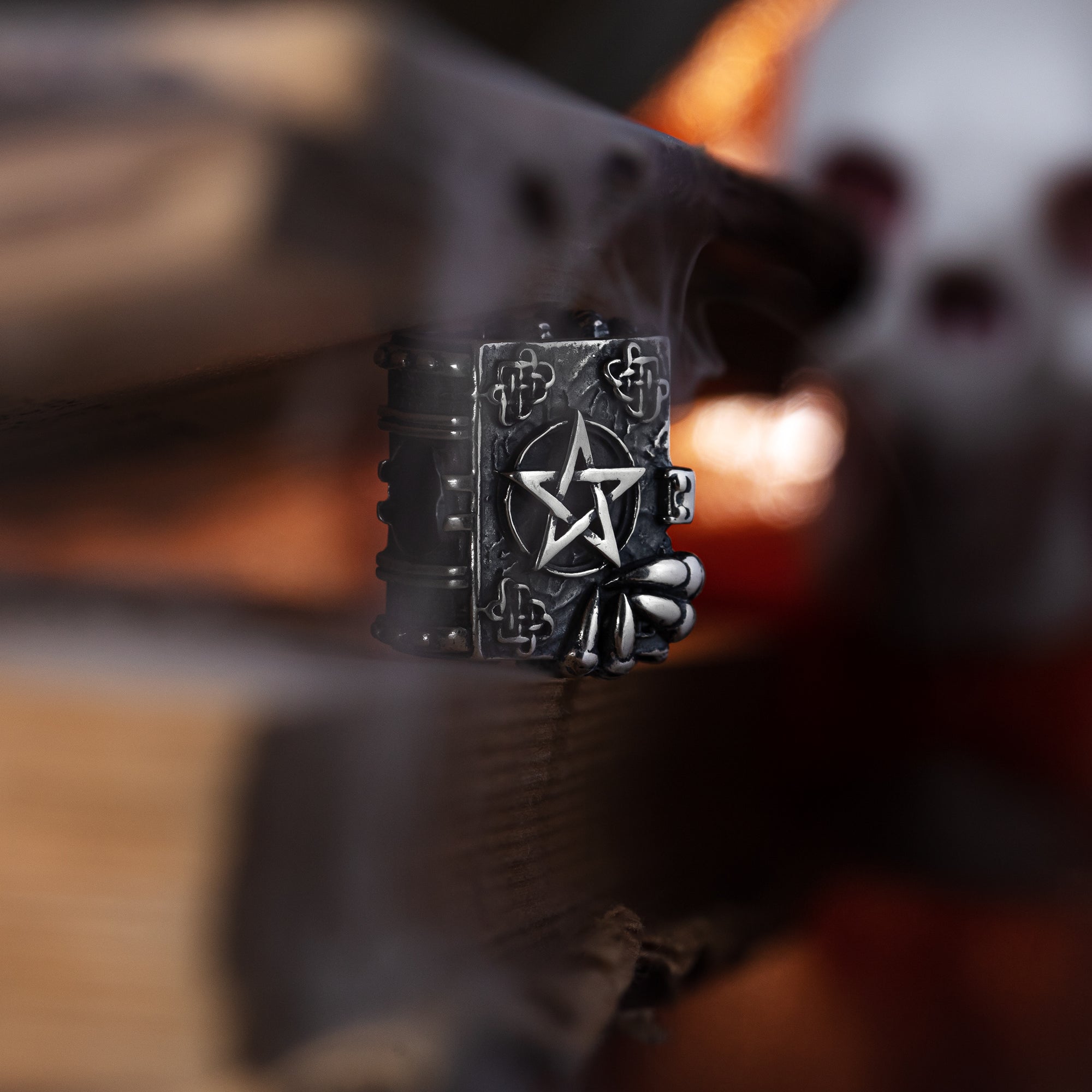 Elfbeads The Necronomicon silver sterling-silver Bead by The Alternative Bead. Your official Elfbeads Retailer from Germany