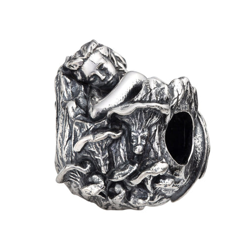 Elfbeads The Sleeping Fairy silver sterling-silver Bead by The Alternative Bead. Your official Elfbeads Retailer from Germany