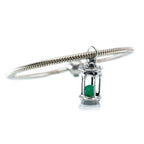 Aurora Charm The Ecto Hunt Lantern Charm silver; green sterling-silver; glass Dangle by The Alternative Bead. Your official Aurora Charm Retailer from Germany