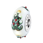 Elfbeads The Favorite Tree of Christmas silver; white glass Bead by The Alternative Bead. Your official Elfbeads Retailer from Germany