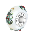 Elfbeads The Favorite Tree of Christmas silver; white glass Bead by The Alternative Bead. Your official Elfbeads Retailer from Germany