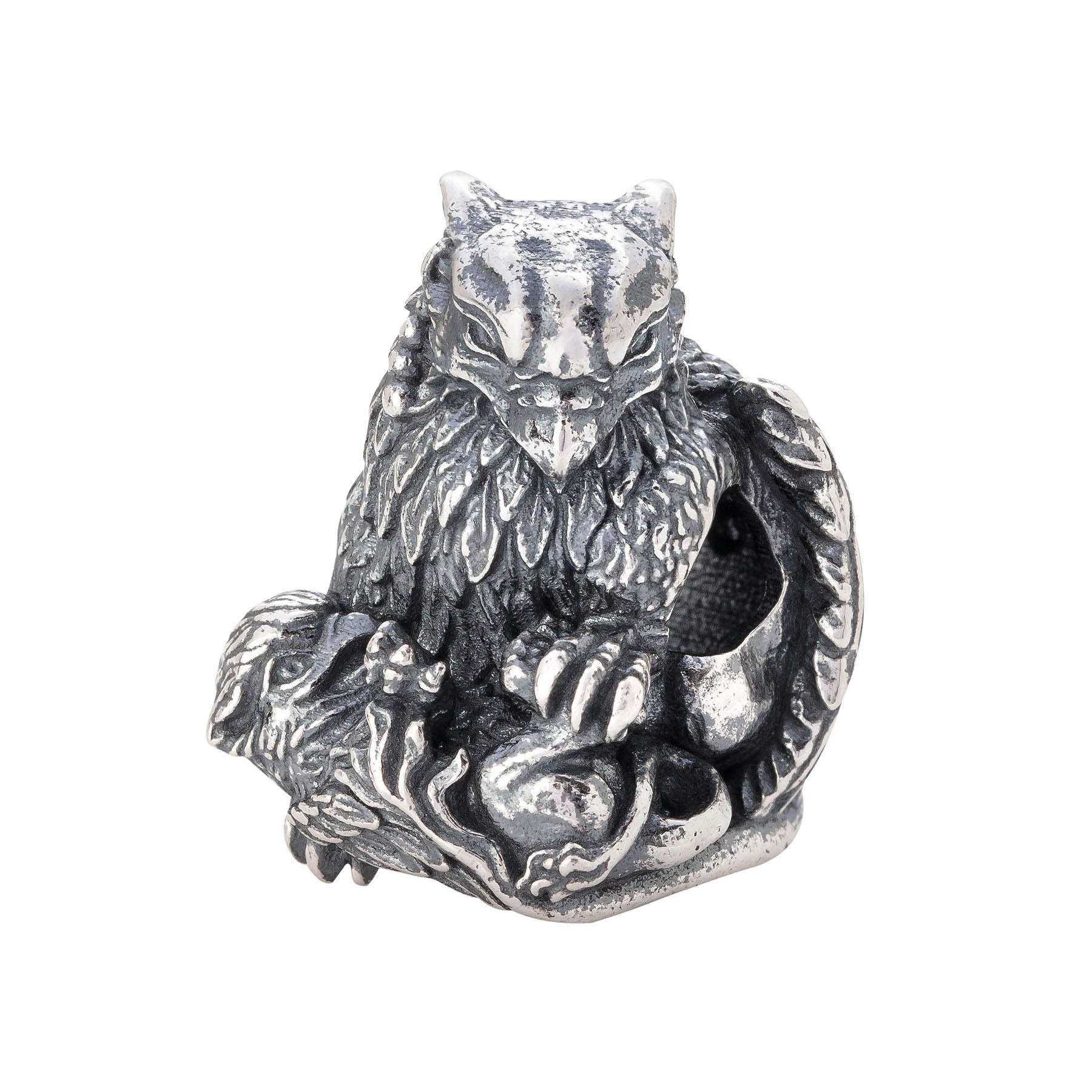 Elfbeads The Griffin Mother silver sterling-silver Bead by The Alternative Bead. Your official Elfbeads Retailer from Germany