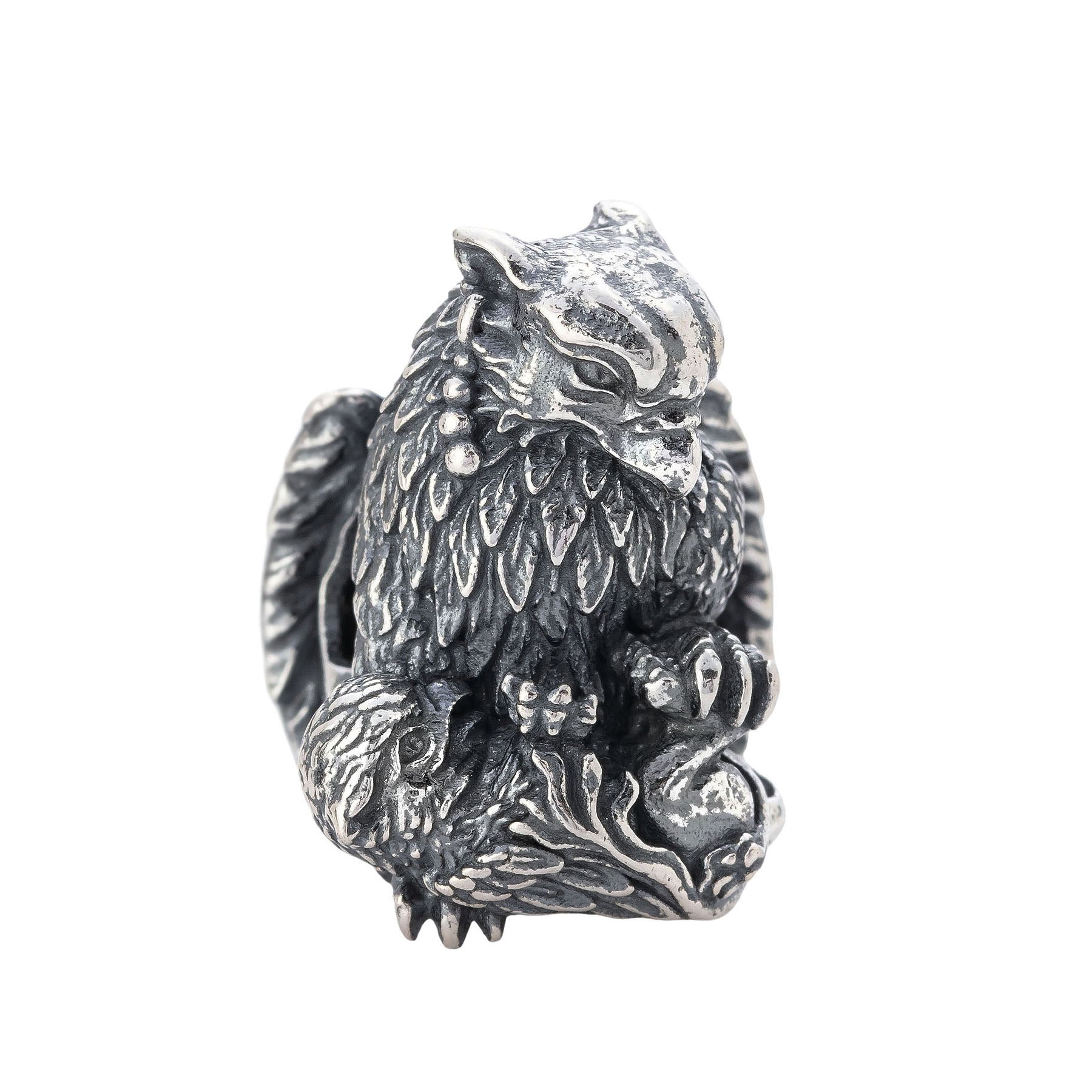 Elfbeads The Griffin Mother silver sterling-silver Bead by The Alternative Bead. Your official Elfbeads Retailer from Germany