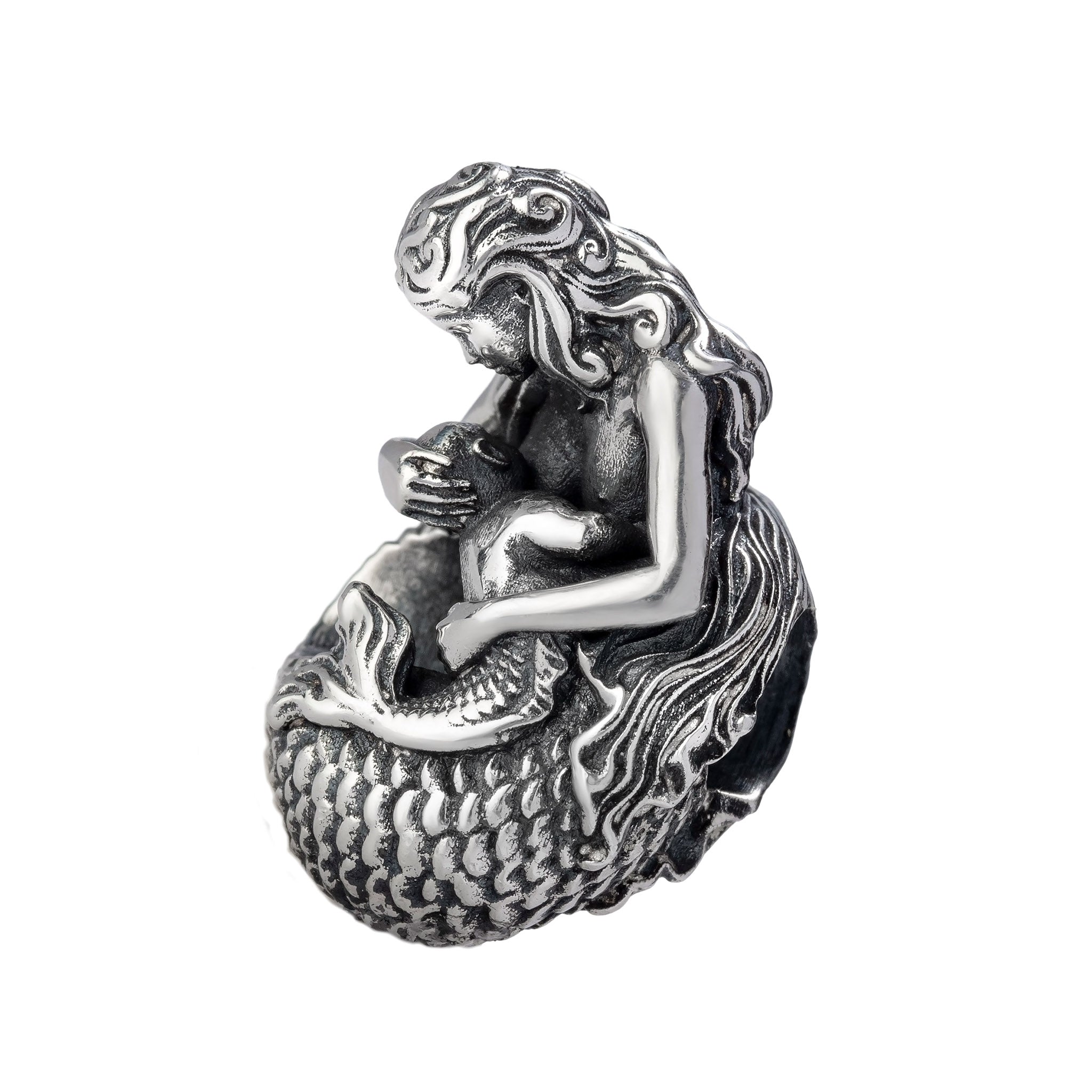 Elfbeads The Mermaid Mother silver sterling-silver Bead by The Alternative Bead. Your official Elfbeads Retailer from Germany