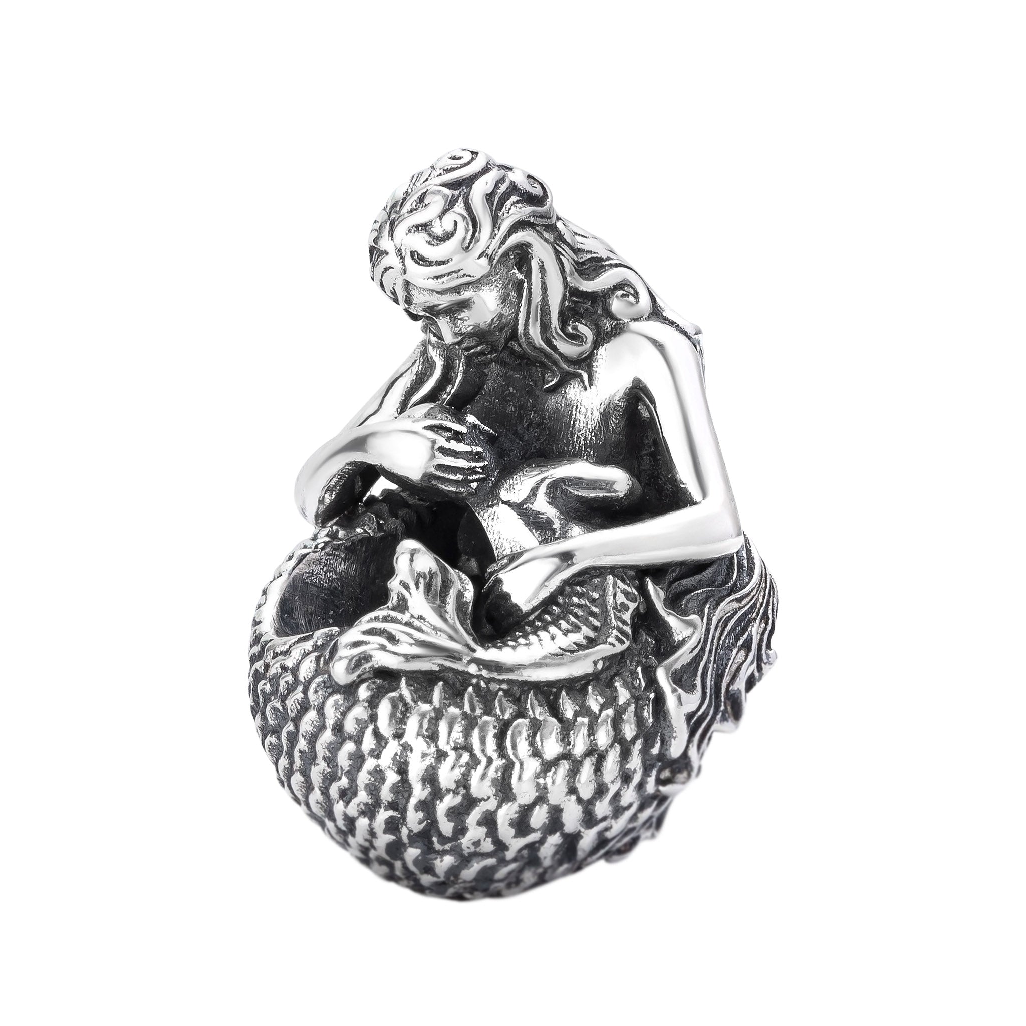 Elfbeads The Mermaid Mother silver sterling-silver Bead by The Alternative Bead. Your official Elfbeads Retailer from Germany